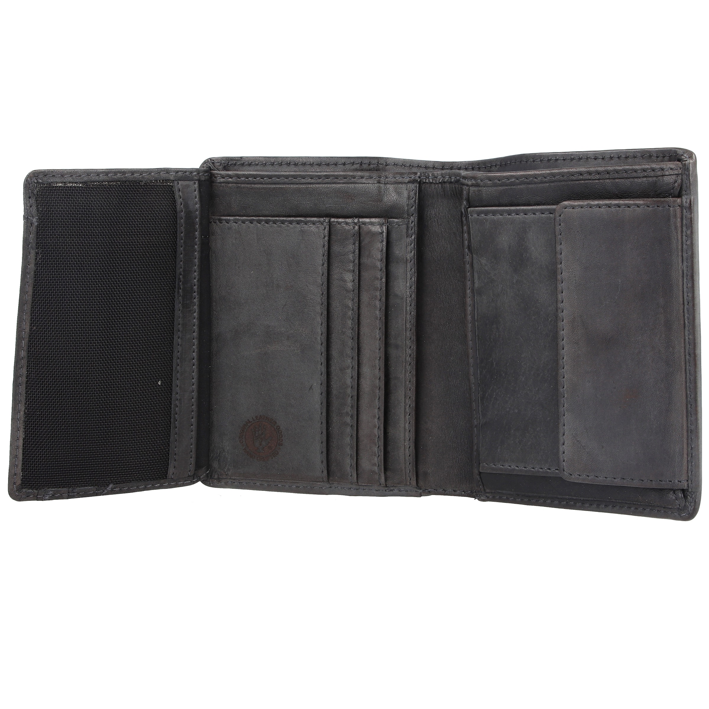 Portamonete 'Vintage' di GREENBURRY in grigio