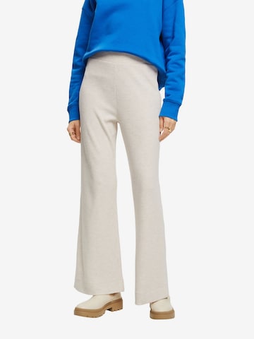 ESPRIT Flared Pants in White: front