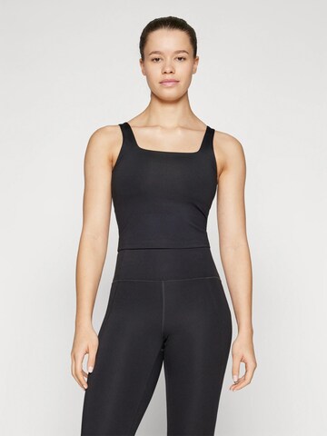 Haut ' Tommy ' Girlfriend Collective en noir : devant