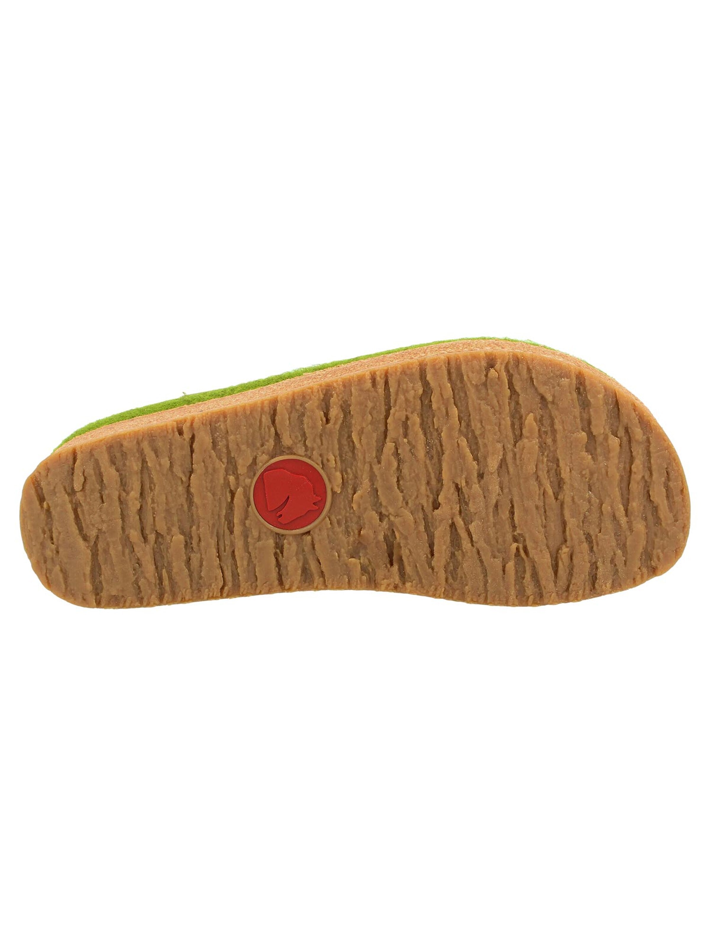 HAFLINGER Clogs 'Grizzly Kanon'‌‌ in Grün