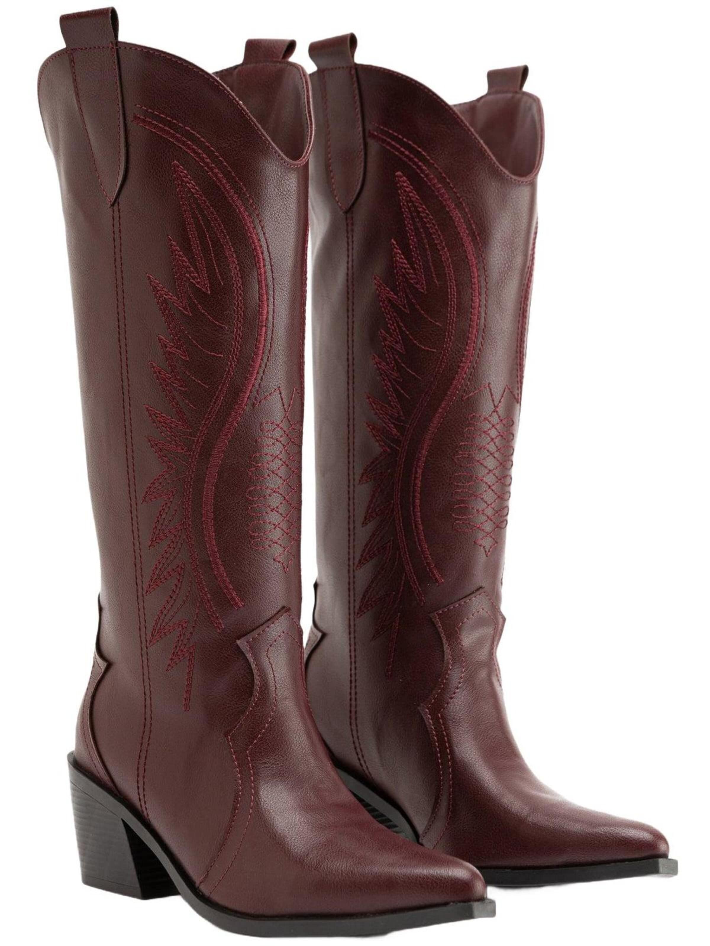Limoya Boots 'Held' in Red