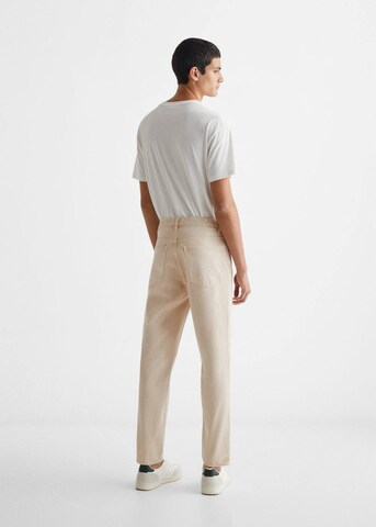 MANGO TEEN Regular Pants 'Regfitb' in Beige