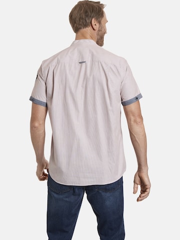 Jan Vanderstorm Comfort fit Button Up Shirt 'Hervald' in Purple