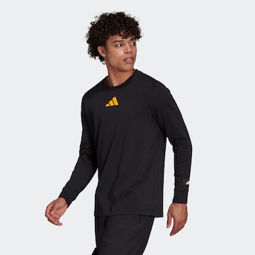 T-Shirt fonctionnel ADIDAS PERFORMANCE en noir : devant