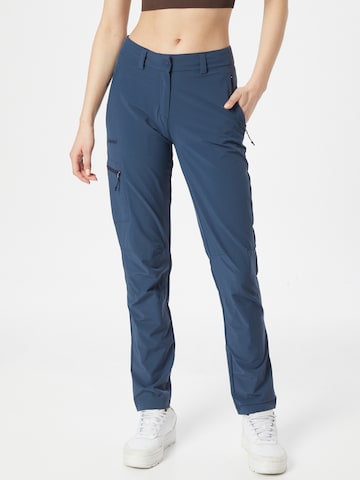 Regular Pantalon outdoor Schöffel en bleu : devant