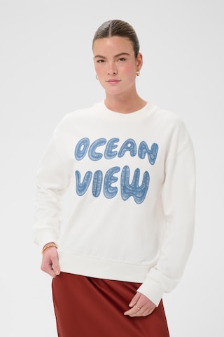 Kaffe - Sudadera 'Lili ' en blanco: frente