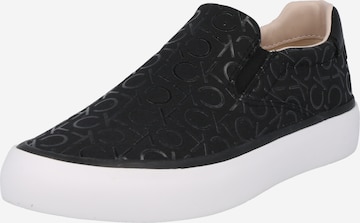 Calvin Klein Regular Slip-Ons in Black: front