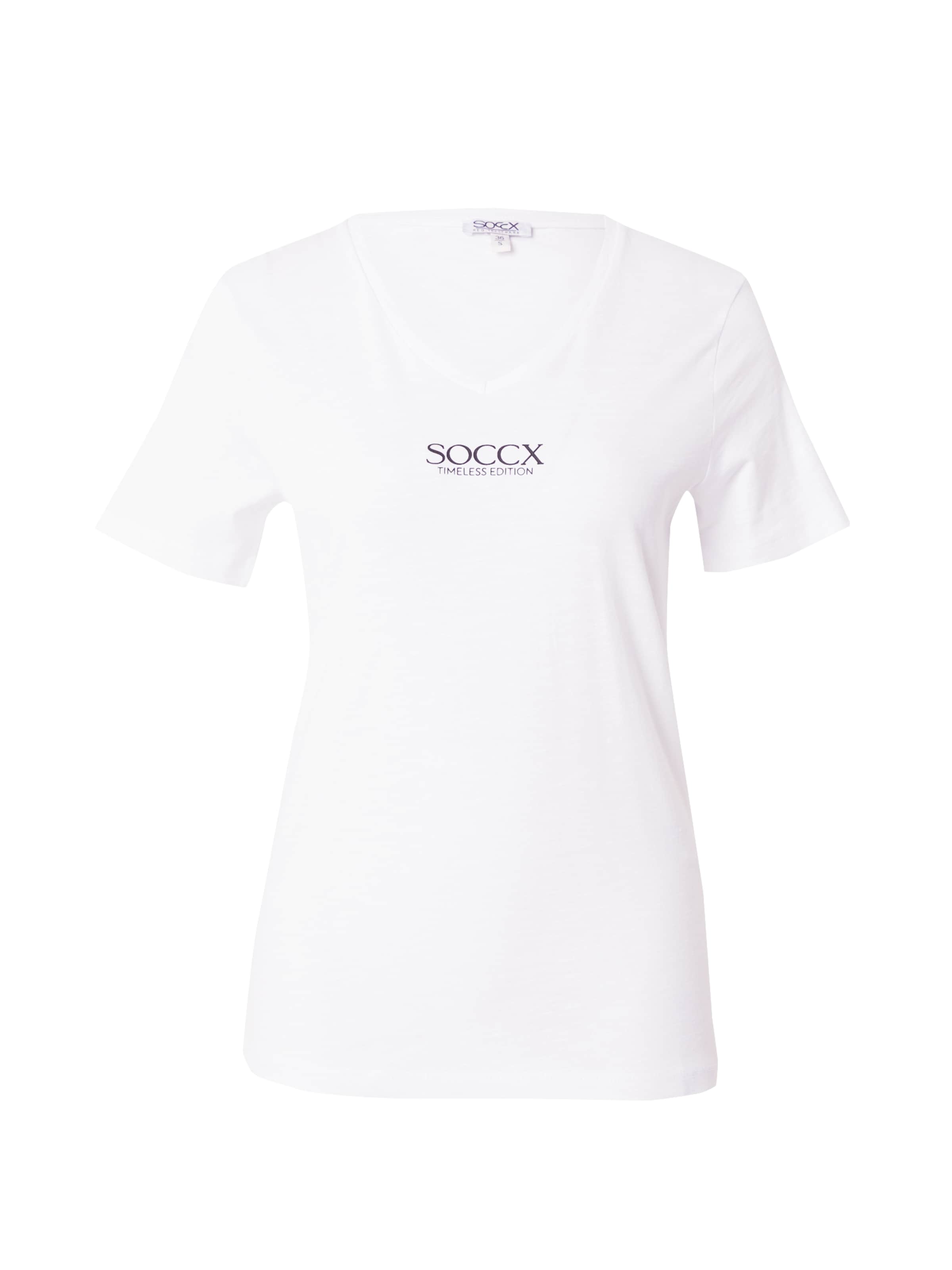 T-shirt Soccx en blanc : devant