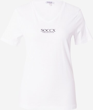 Soccx Shirt in Wit: voorkant