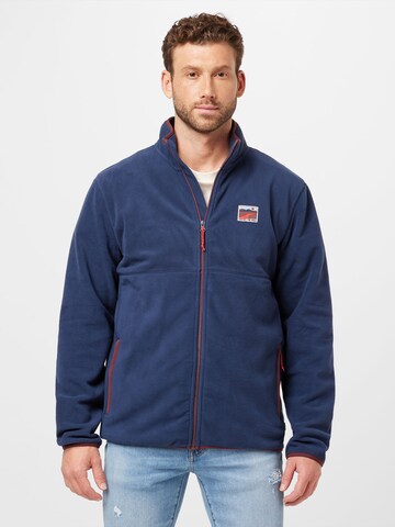 Jachetă  fleece de la VANS pe albastru: față