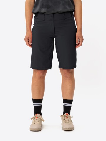 VAUDE Regular Outdoor trousers 'Loamer' in Black: front
