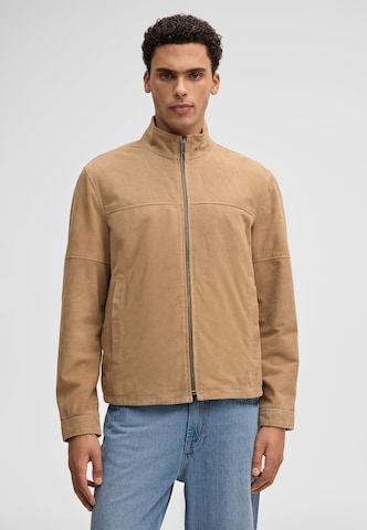 STRELLSON Between-season jacket 'Jimmy' in Brown: front