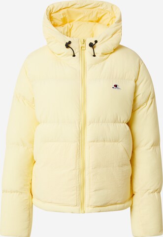 Champion Authentic Athletic Apparel Jacke in Gelb: front