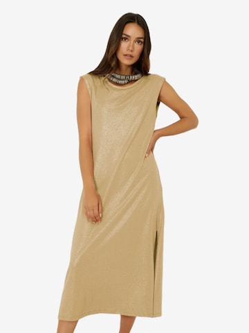 No Matter What Kleid in Beige