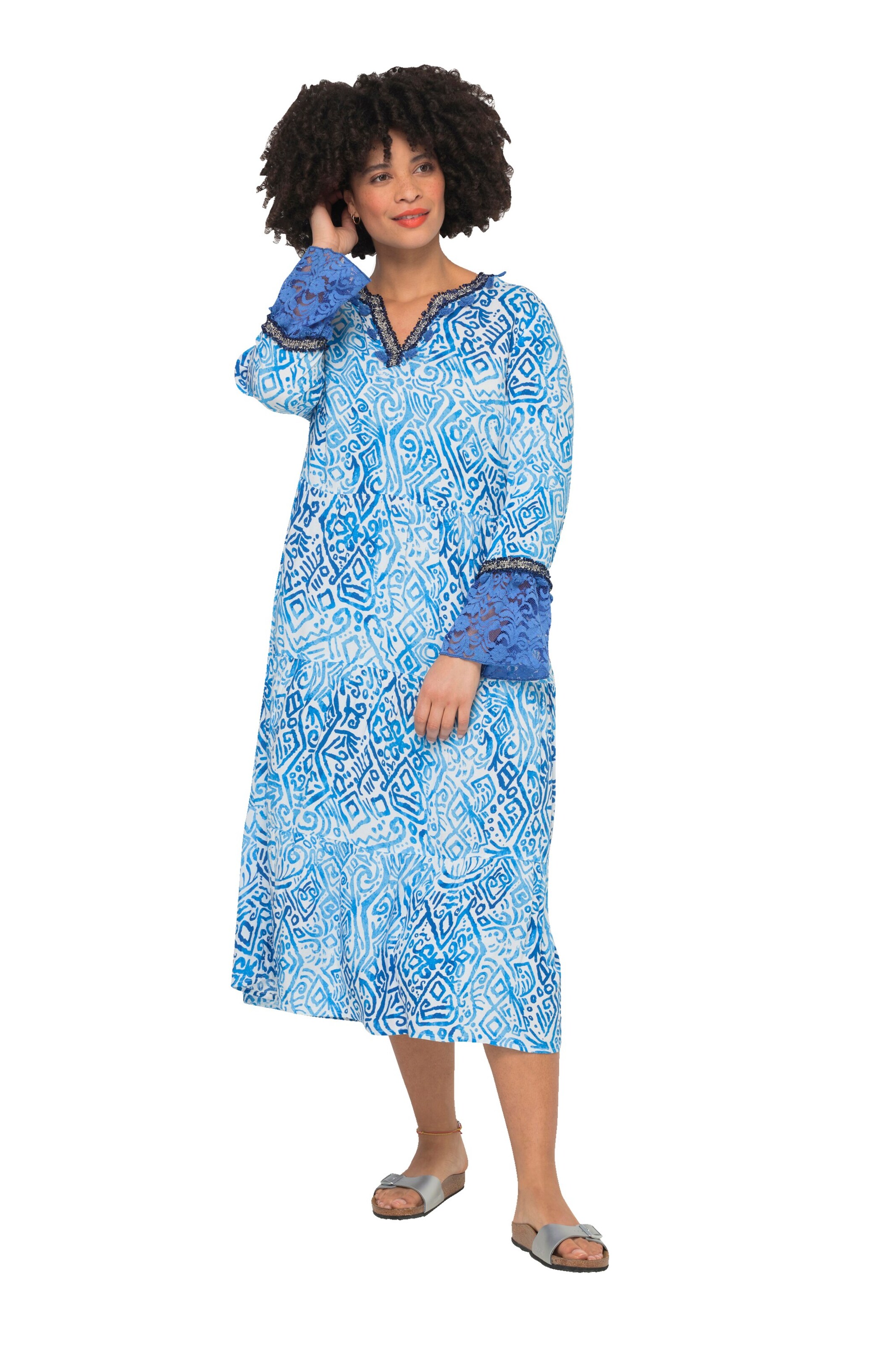 Angel of Style Shirt dress in Blue