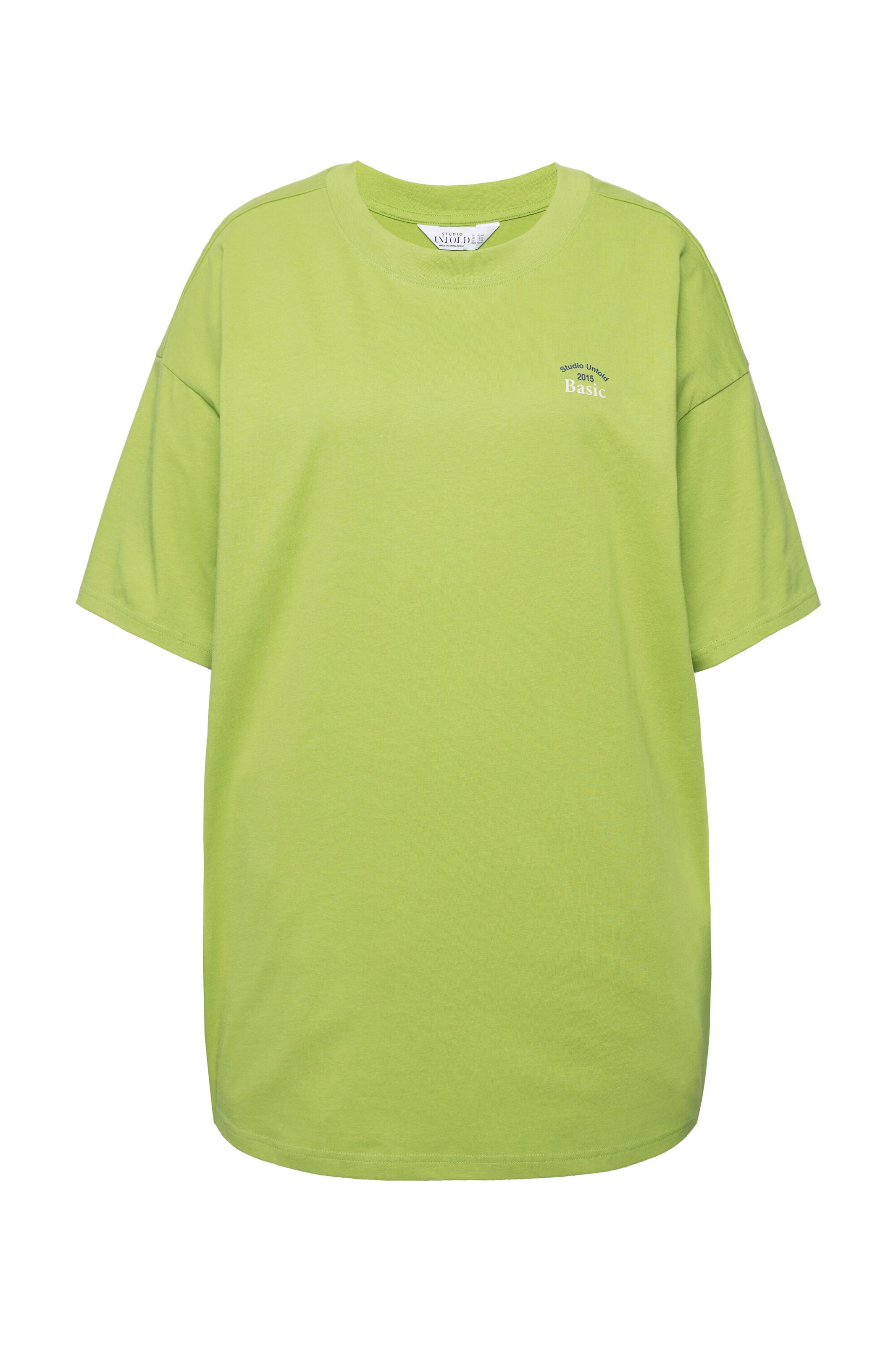 Studio Untold Shirt in Groen: voorkant