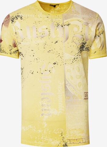 Rusty Neal T-Shirt in Gelb: predná strana