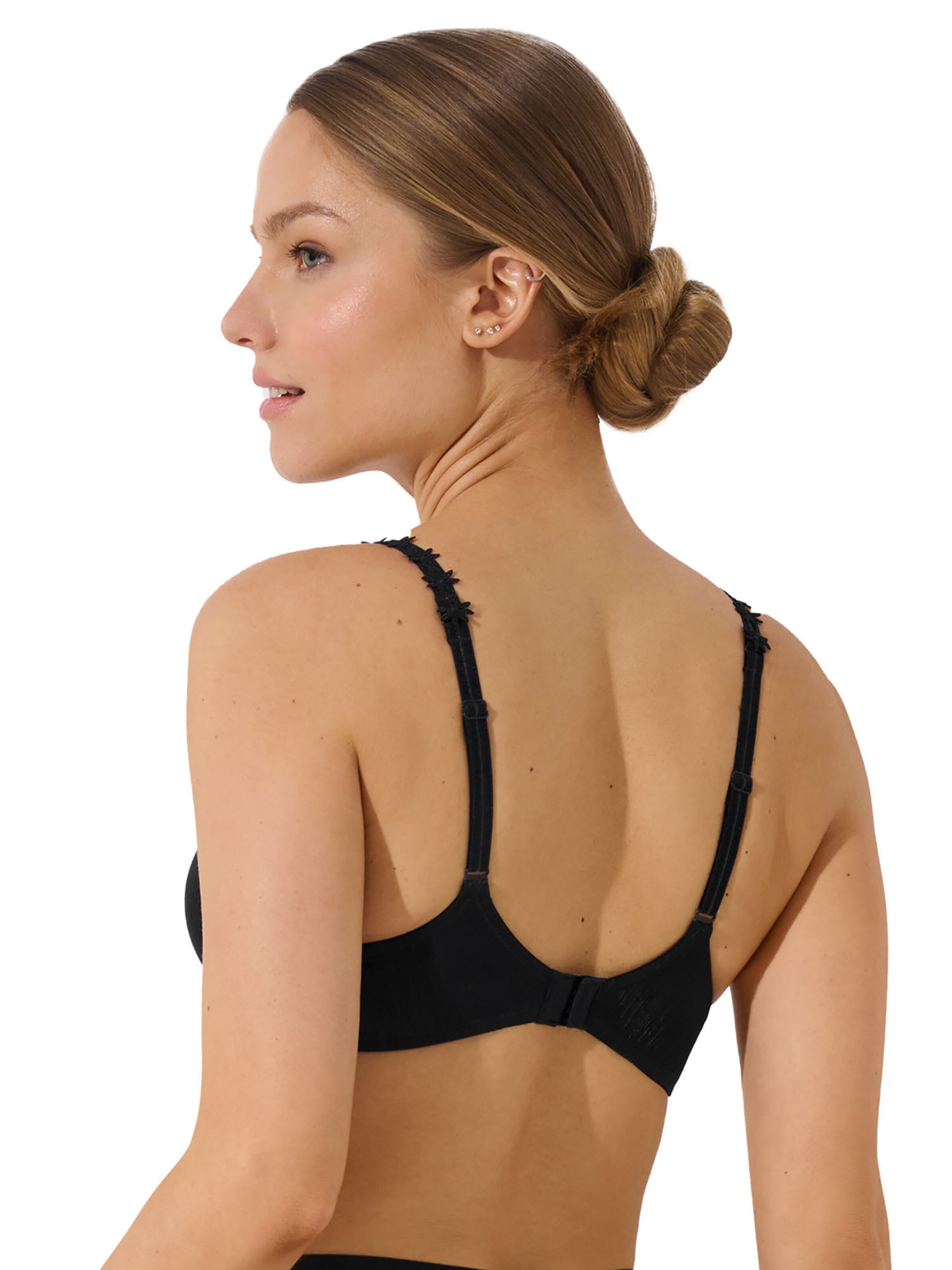 Lisca T-shirt Bra 'Gracia' in Black
