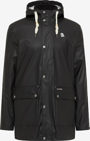 Schmuddelwedda Between-seasons parka in Black: front