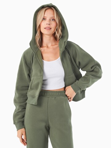 Organication Sweatjacke in Grün