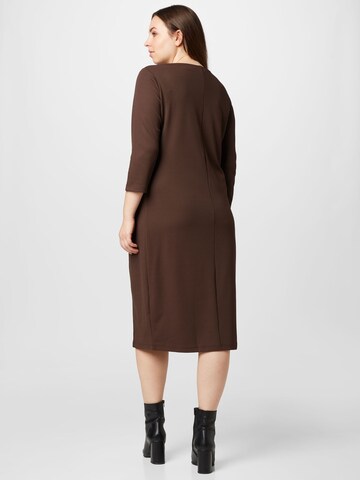 SAMOON Klänning i brun