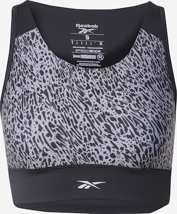 ReebokBustier Sportski grudnjak - crna boja: prednji dio