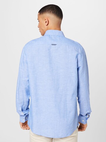 FQ1924 Regular fit Overhemd 'Steven' in Blauw