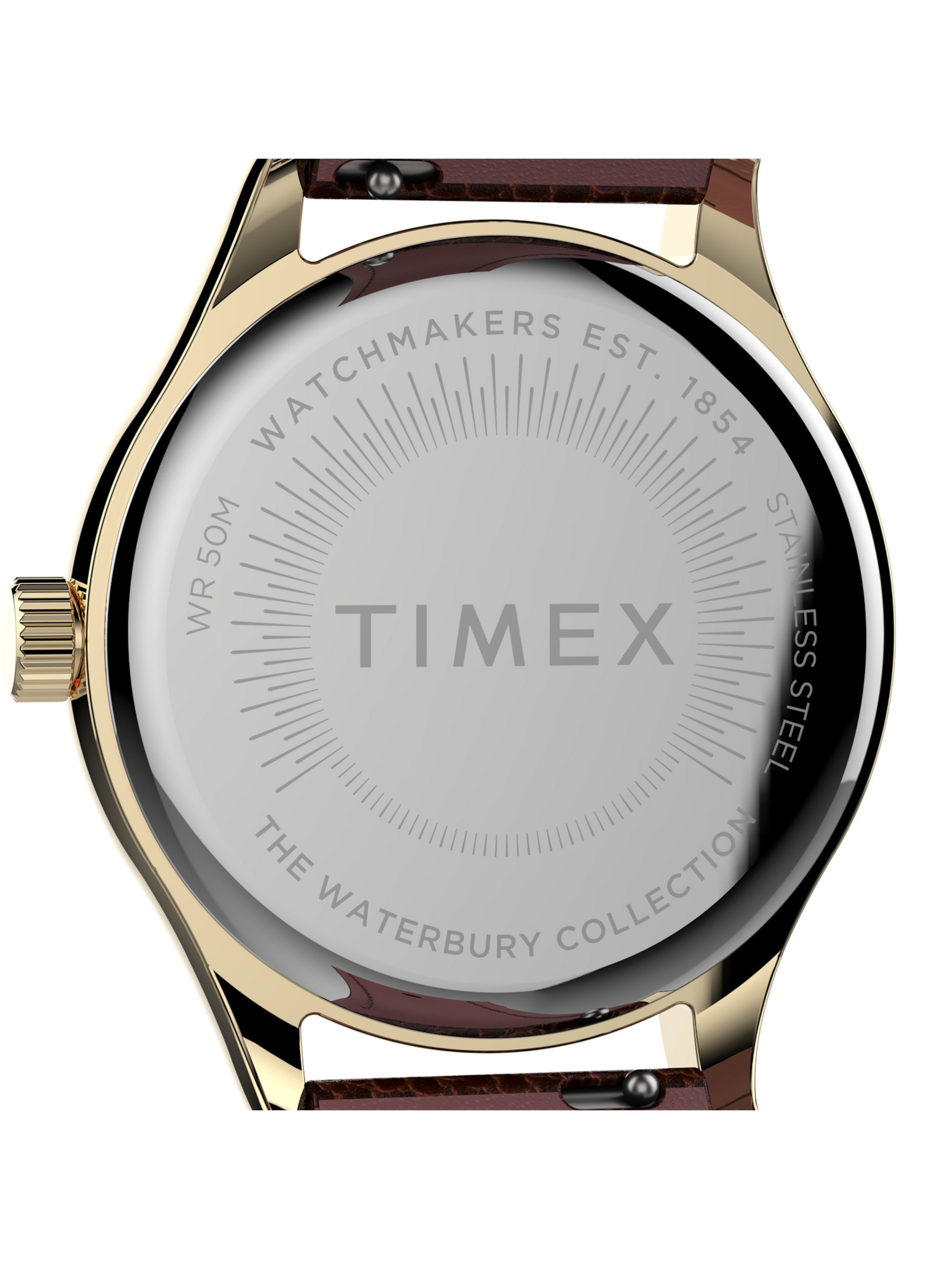 TIMEX Analogt ur 'Waterbury Heritage Collection' i brun