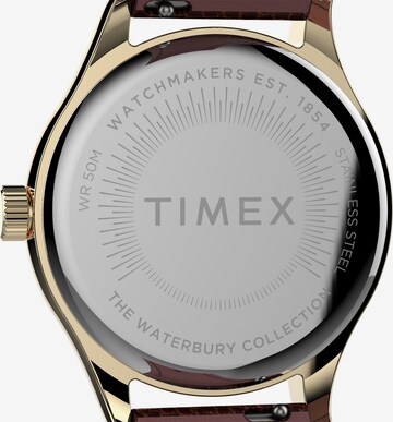Montre à affichage analogique 'Waterbury Heritage Collection' TIMEX en marron