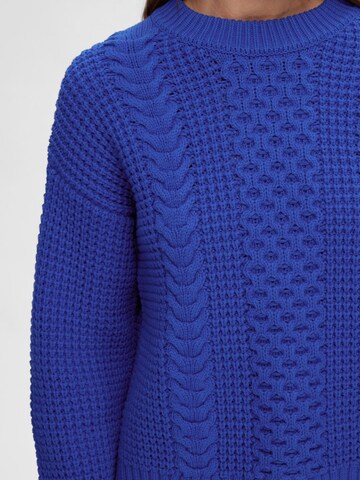 SELECTED FEMME Sweater 'Brianne' in Blue