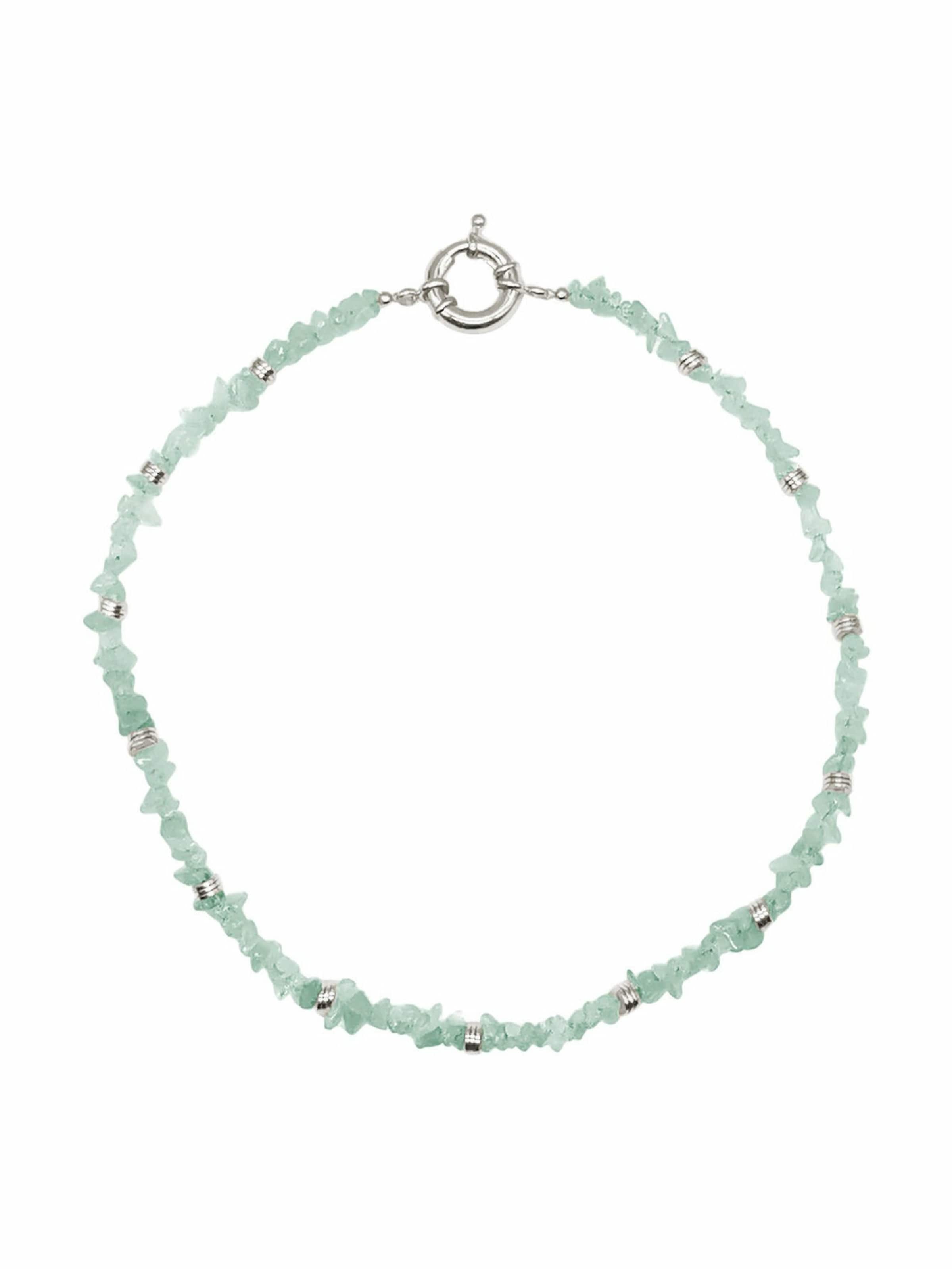 Gemshine Kette in Silber: Vorderseite