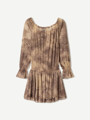 Bershka Dress in Brown