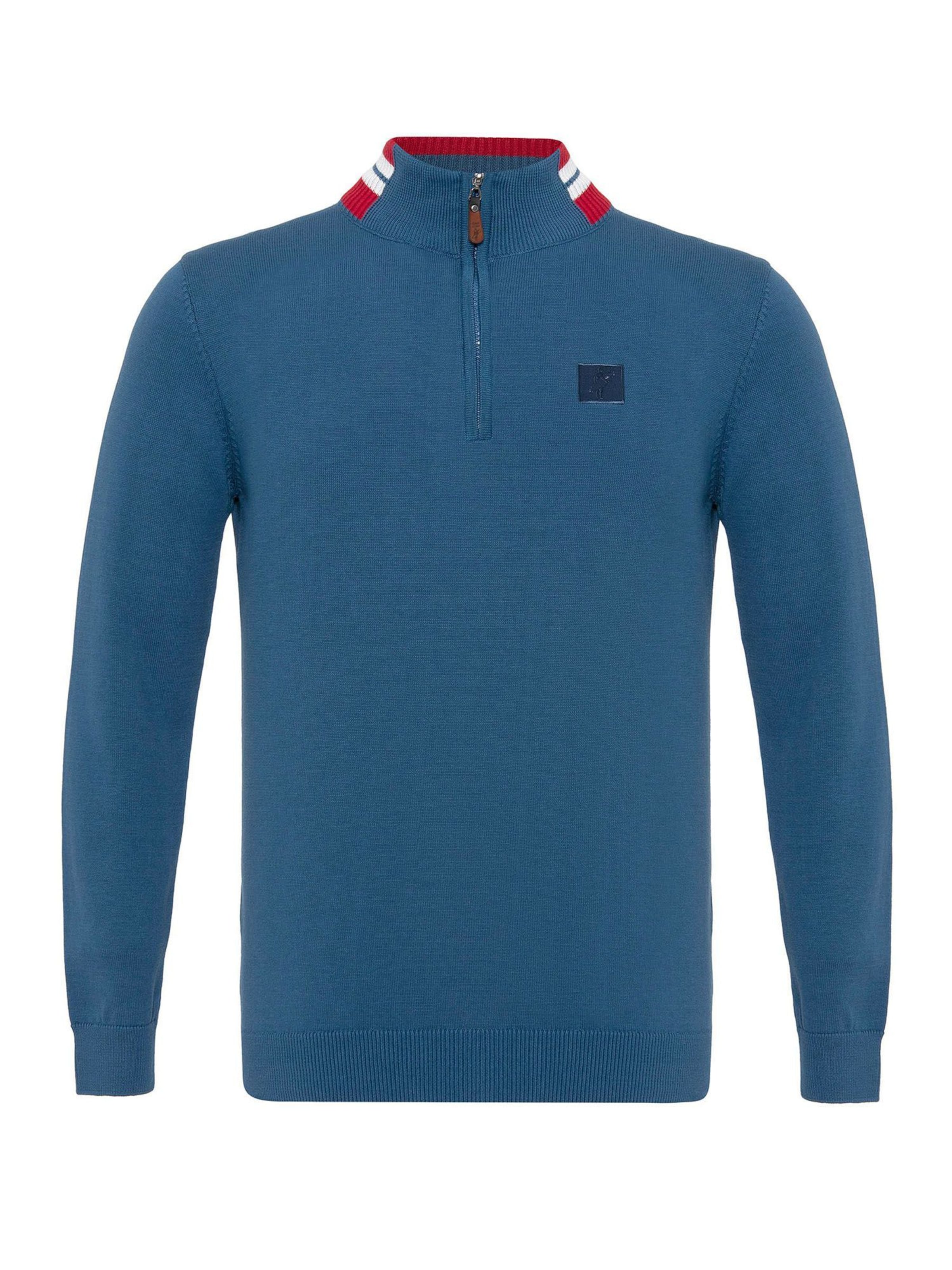 Jacey Quinn Kampsun, värv sinine: eest vaates