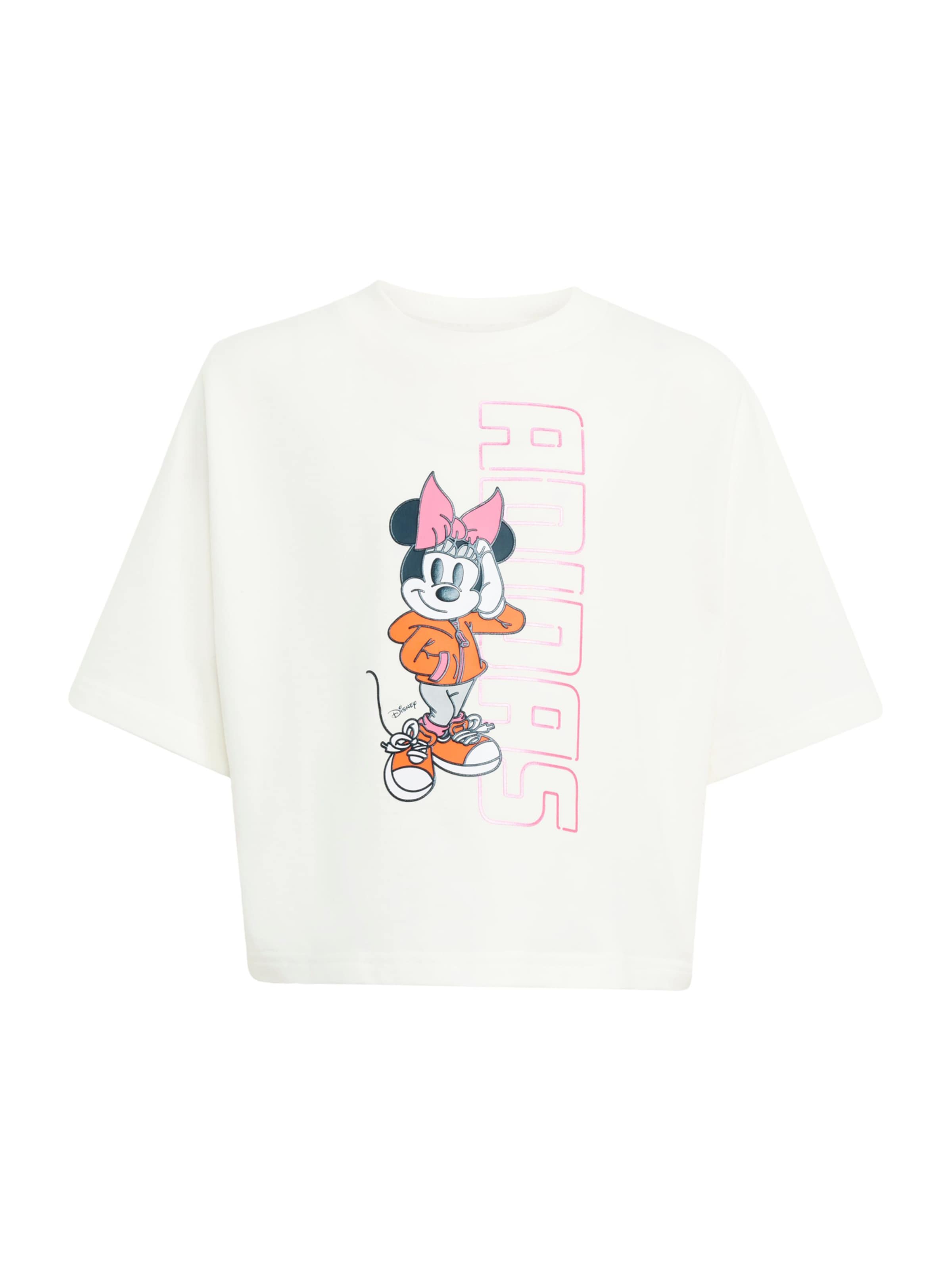 ADIDAS SPORTSWEARTehnička sportska majica 'Disney Minnie Mouse' - bijela boja: prednji dio