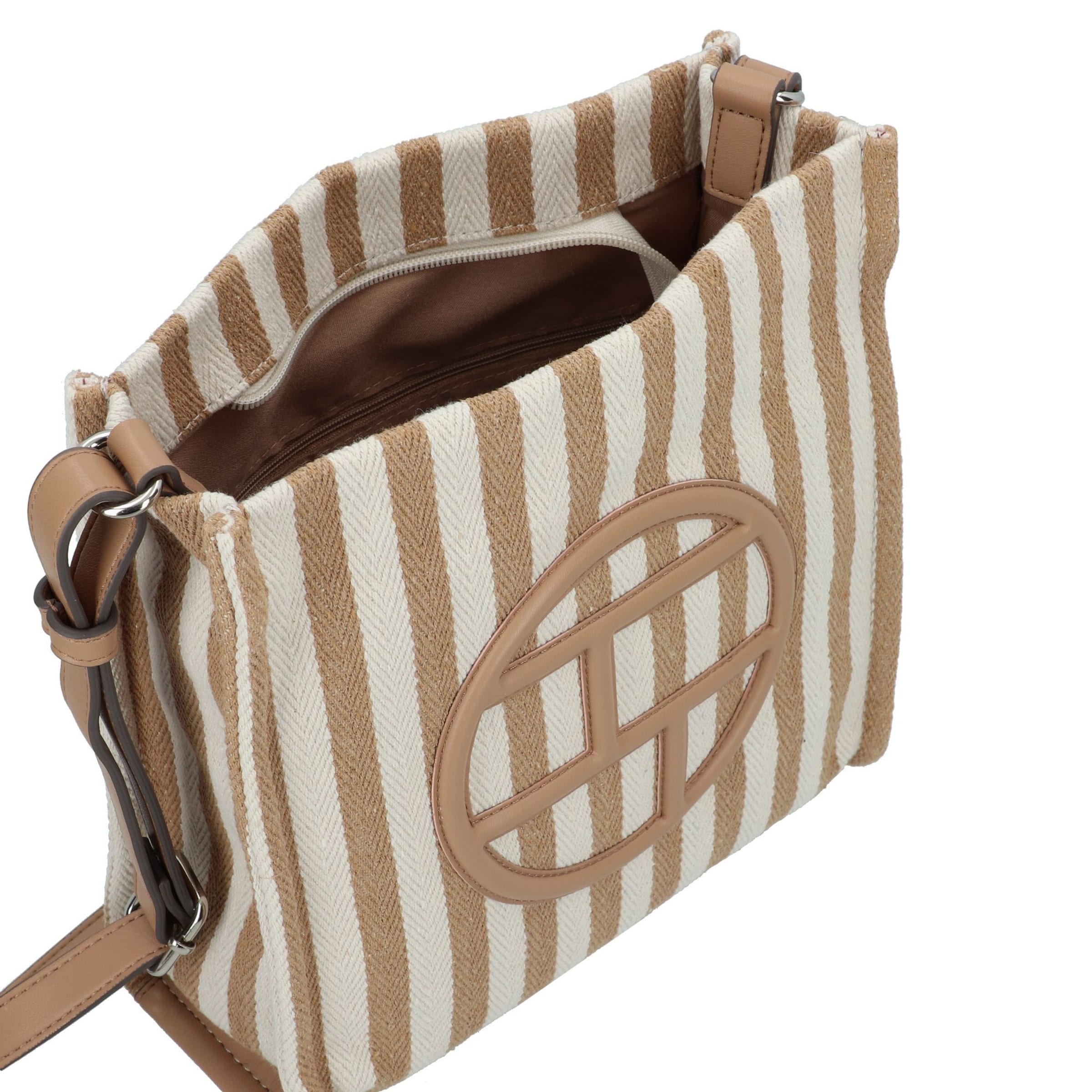 TOM TAILOR Schoudertas 'Romy' in Bruin