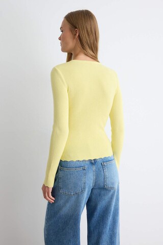 Trendyol Strickjacke in Gelb