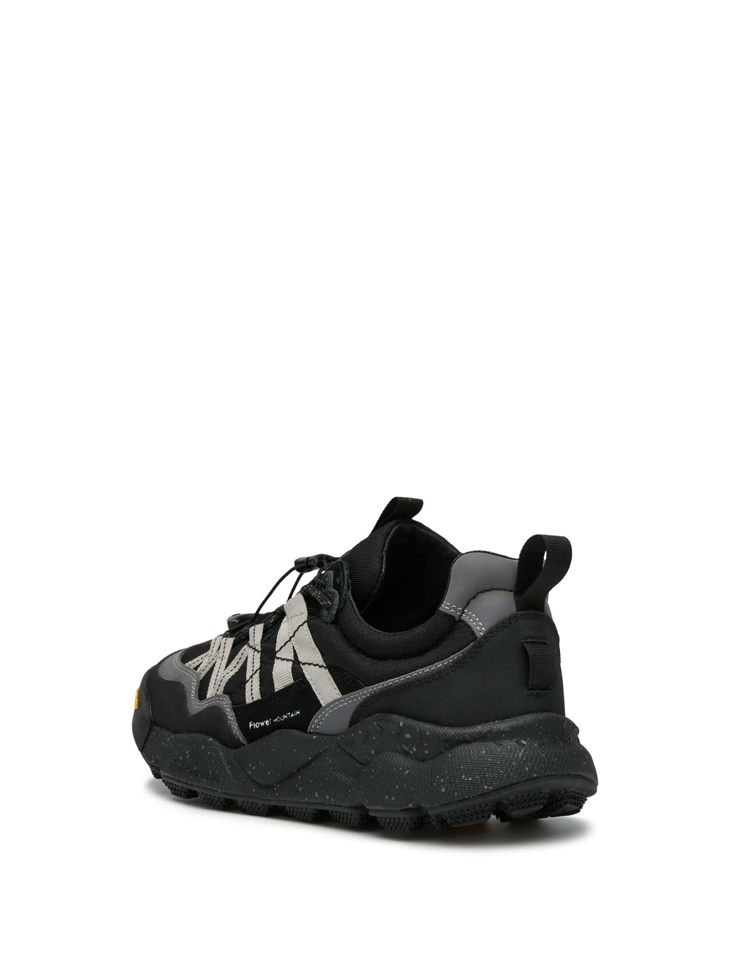 Flower Mountain Platform trainers 'IWANO 2 UNI' in Black