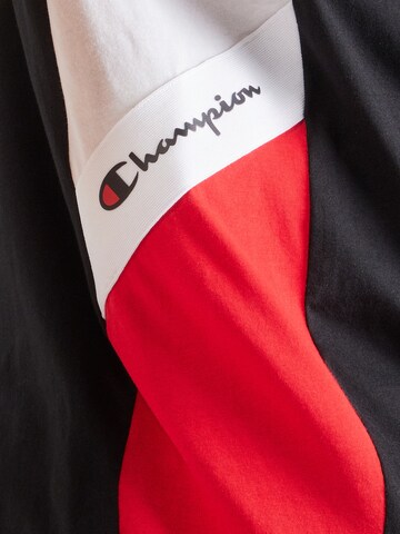 juoda Champion Authentic Athletic Apparel Marškinėliai