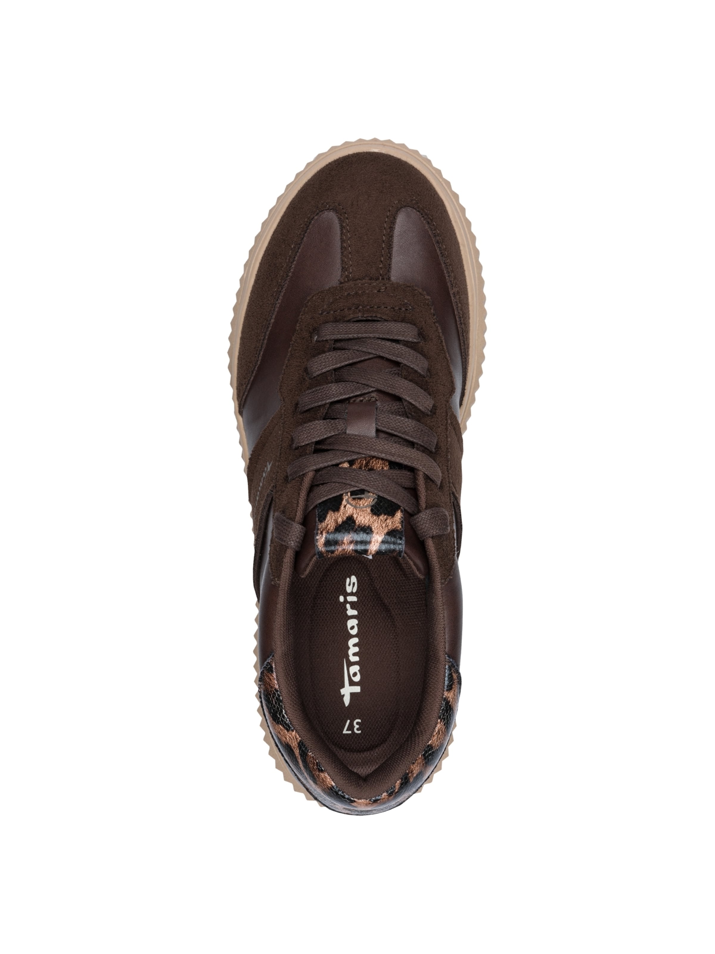Tamaris Låg sneaker i brun