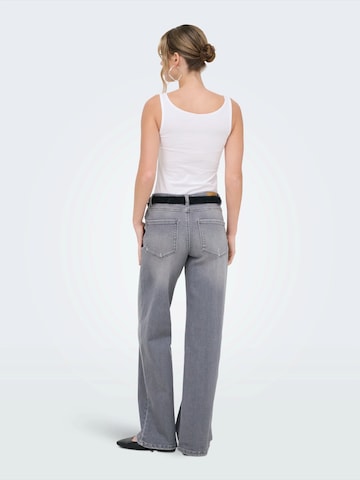 ONLY Široký strih Džínsy 'ONLMILA' - Sivá