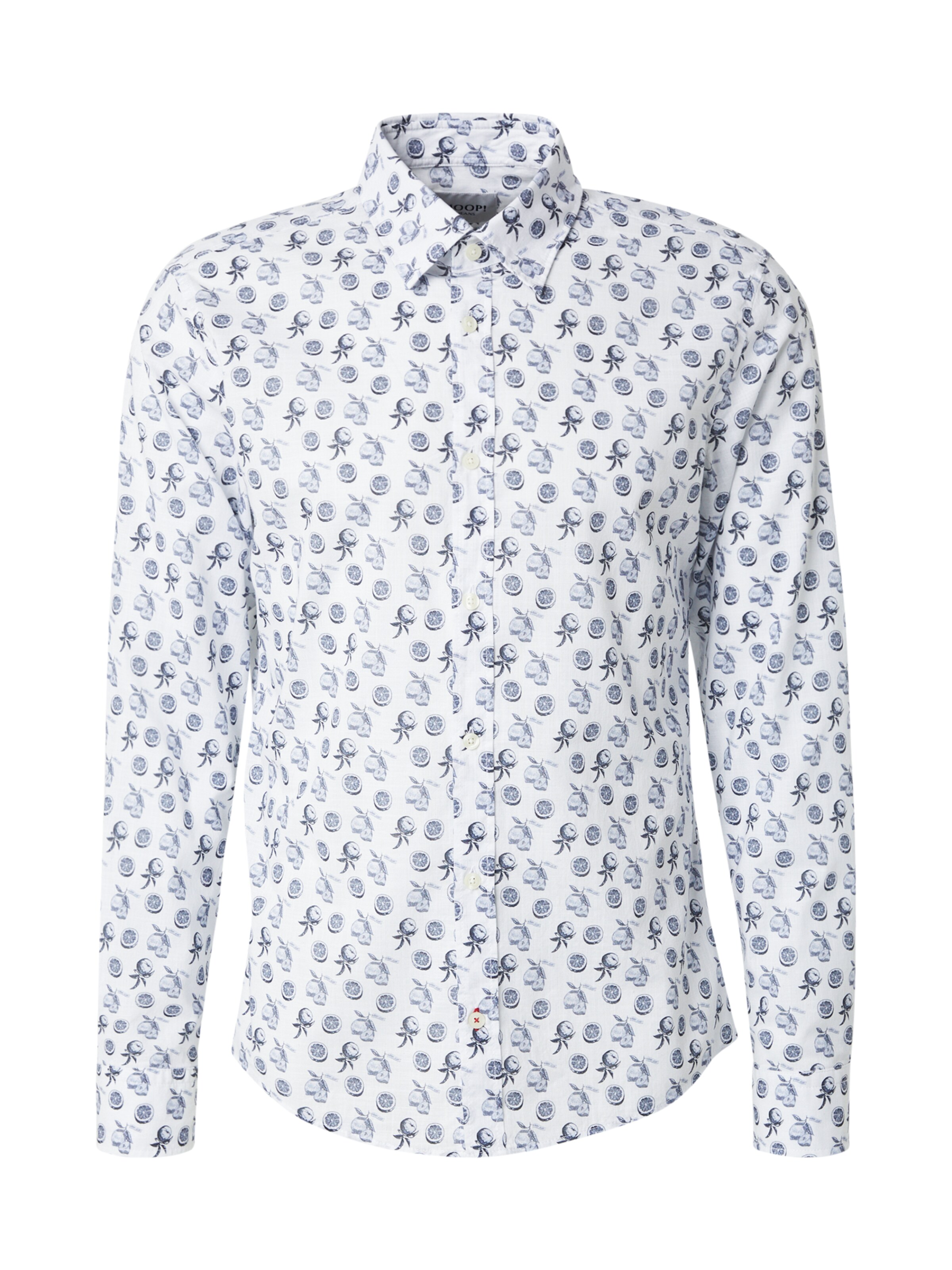 JOOP! Jeans Rovný strih Košeľa 'Hanson' - Biela: predná strana