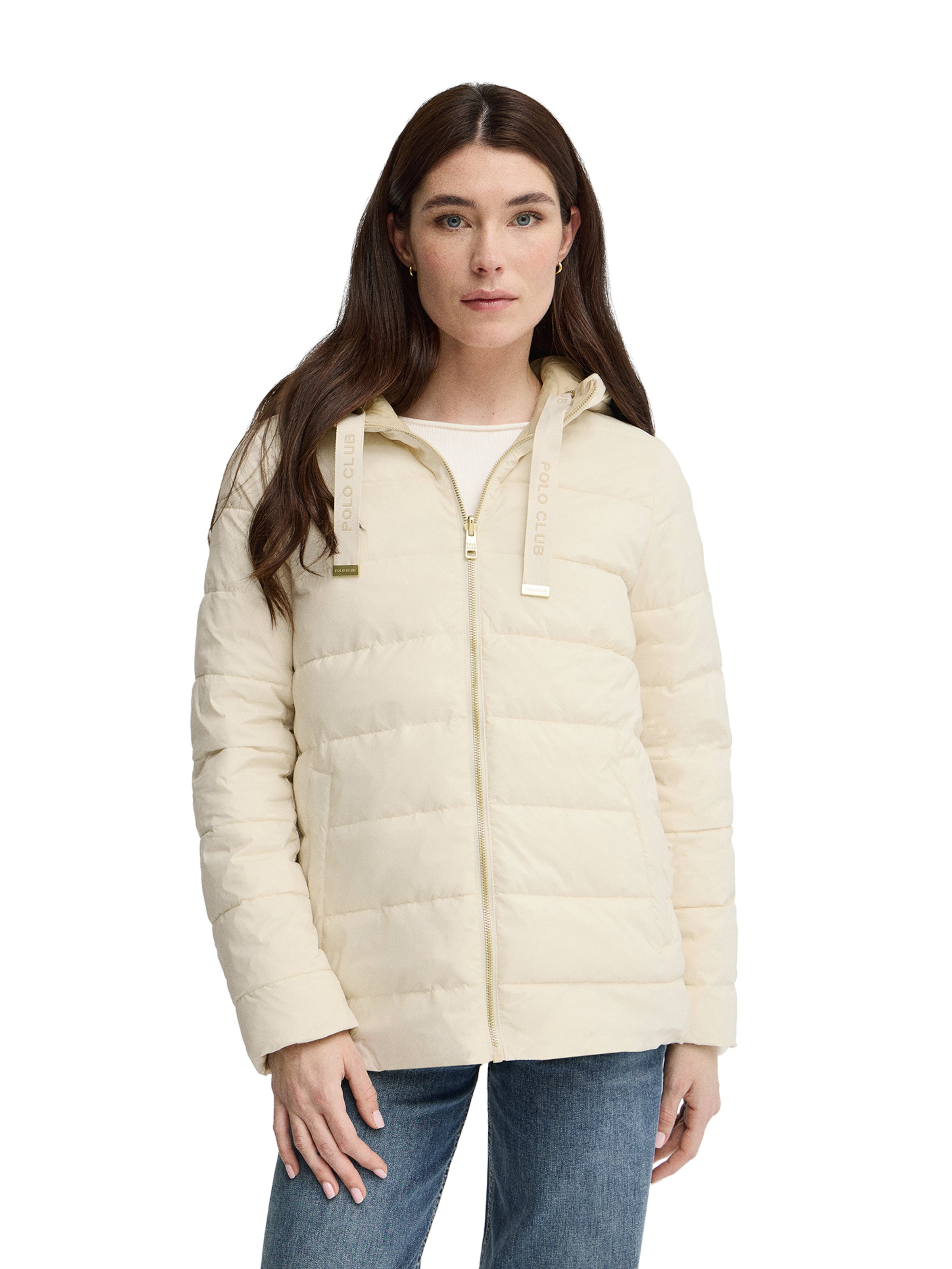 Polo Club Winter Jacket 'Agueda' in Beige: front
