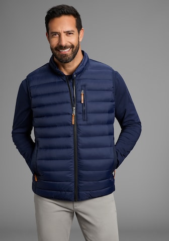 Man's World Weste in Blau: Vorderseite