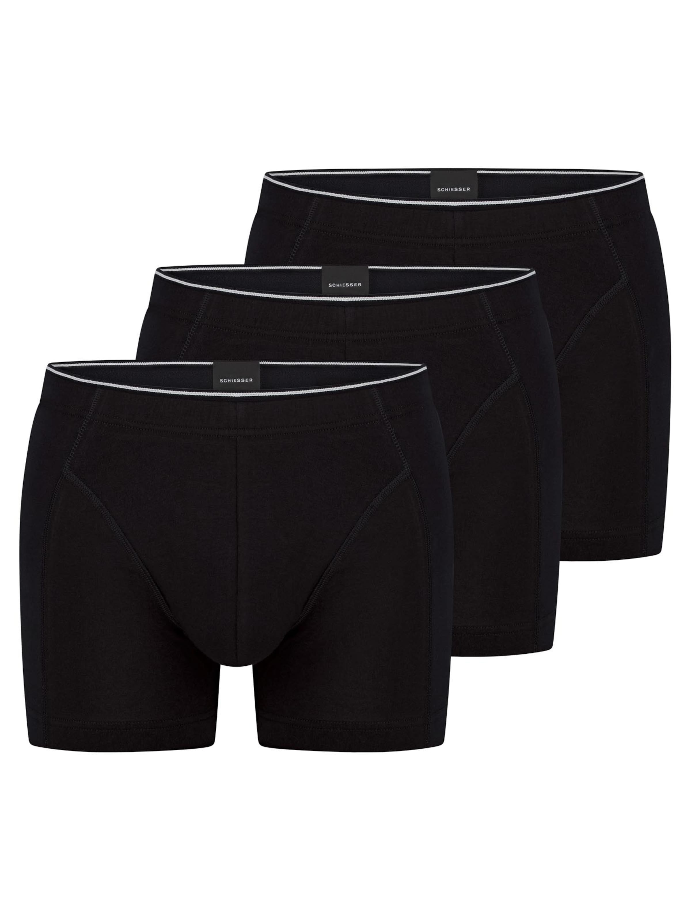 SCHIESSER Boxershorts '95/5 Originals Organic Cotton' in de kleur Zwart, Productweergave
