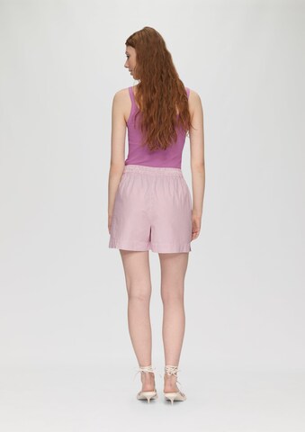 Regular Pantalon QS en rose