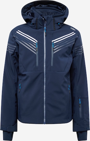 Veste outdoor CMP en bleu : devant