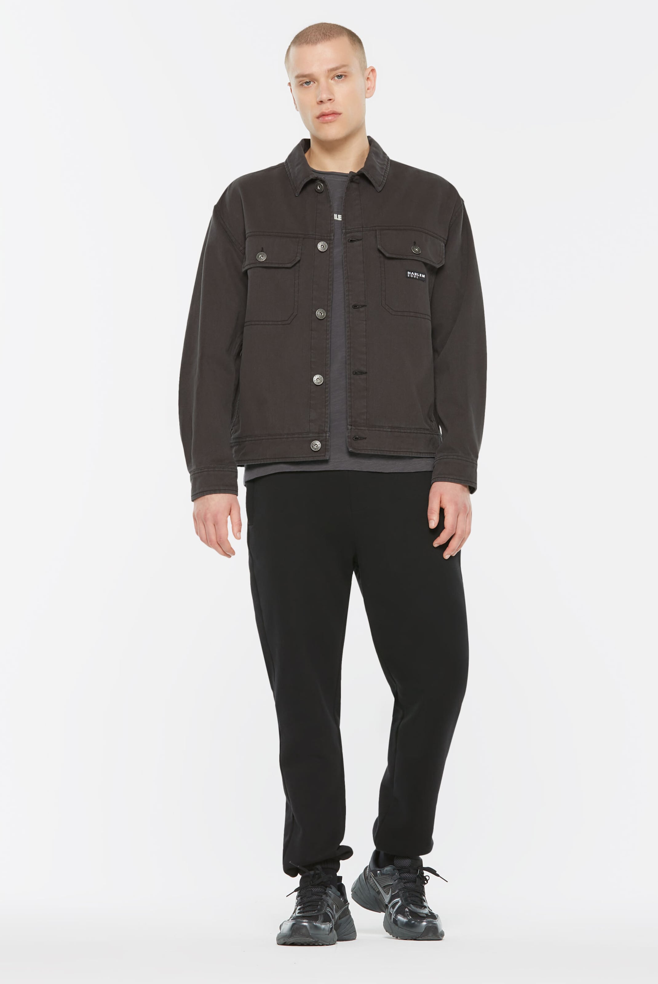 Harlem Soul Winter Jacket in Grey