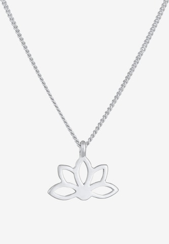 ELLI Necklace 'Lotusblume' in Silver