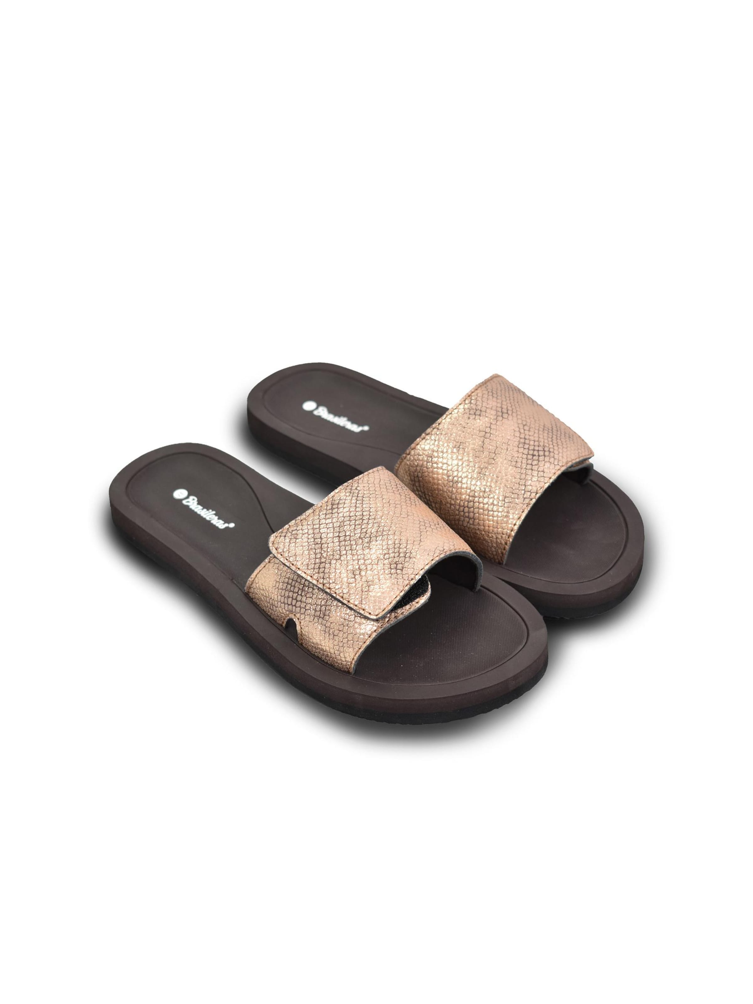 Zoccoletto 'Platino' di Brasileras in marrone