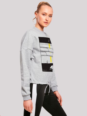 F2 Sweatshirt 'Be Free Surfer Style Sommer' in Grau